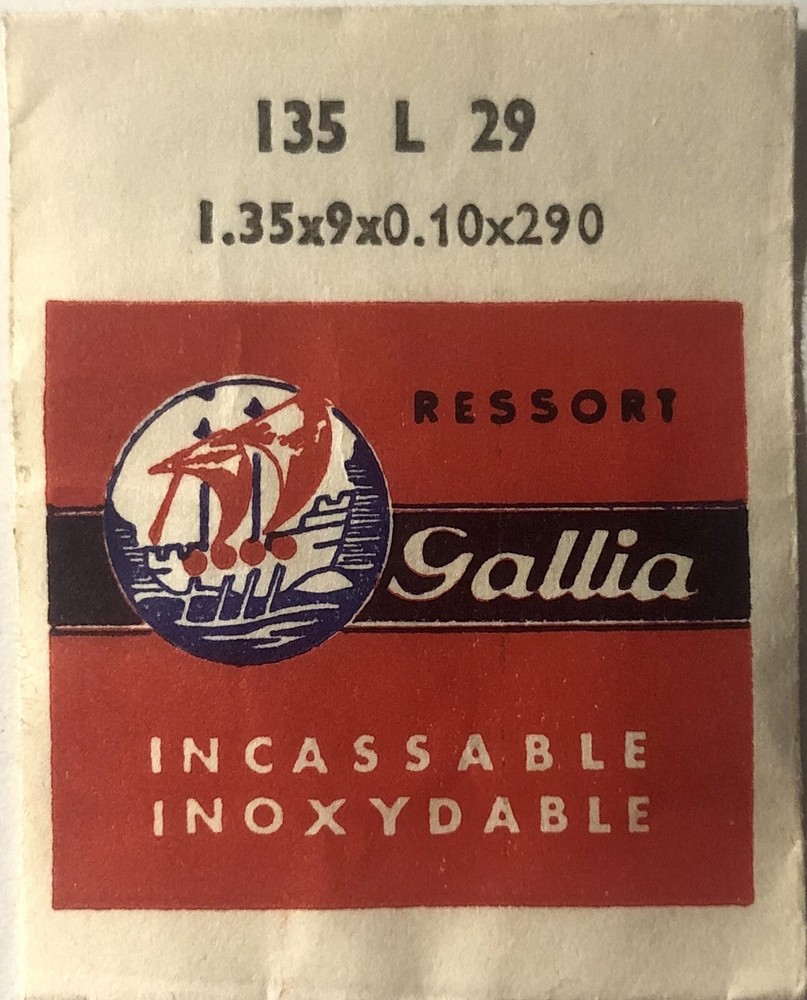 Premium 1.35x0.10mm Ø9 Watch Mainspring 290-135L29 for Precision Timekeeping