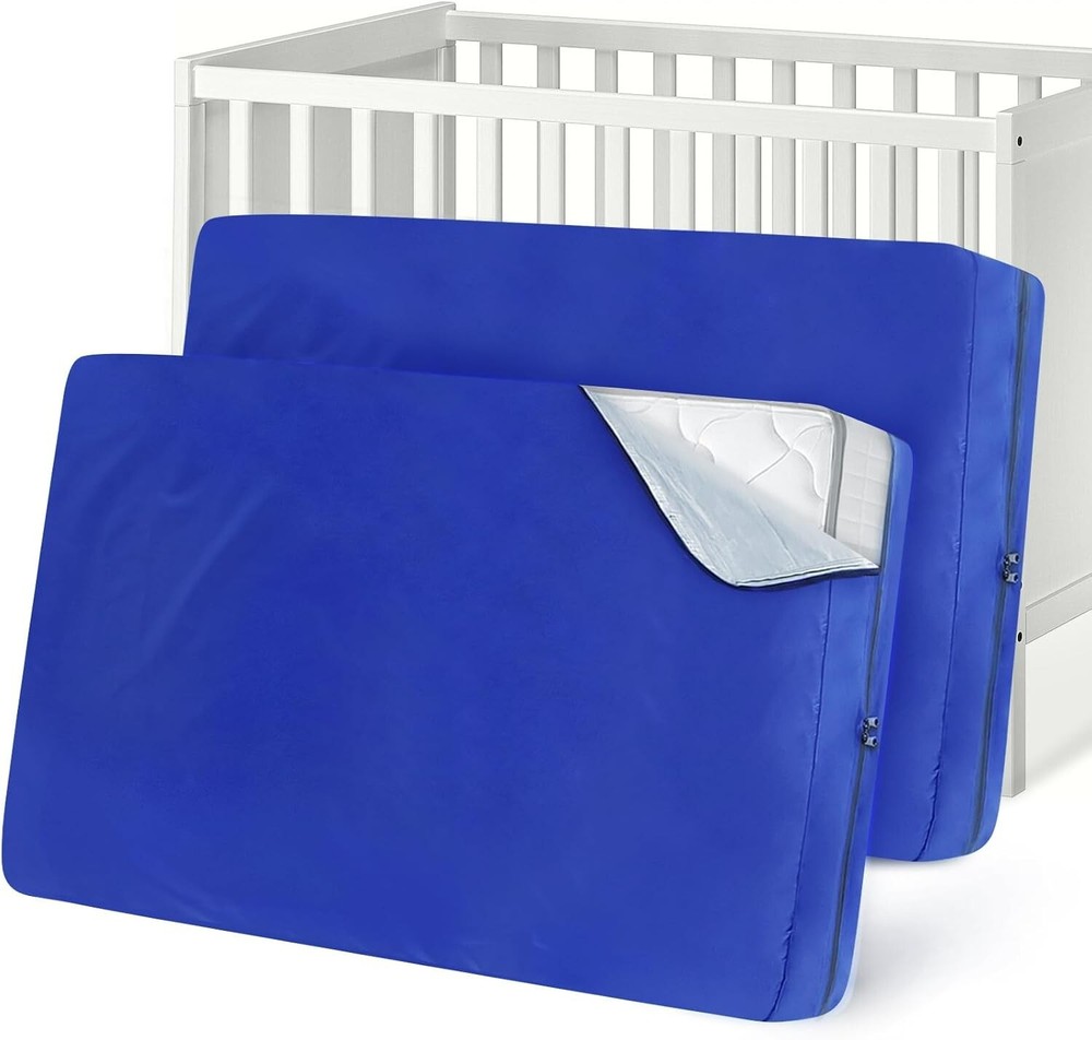 Waterproof Heavy Duty Crib Mattress Moving Bag Reusable Storage Bag 2 Pack