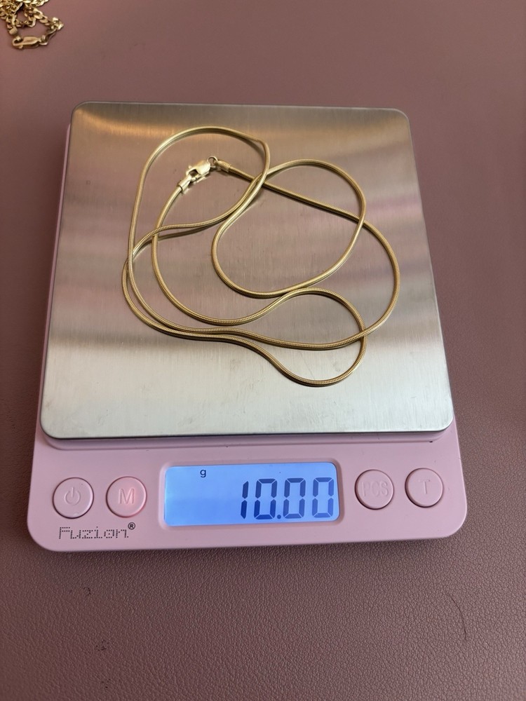 14k Yellow Gold Snake Chain