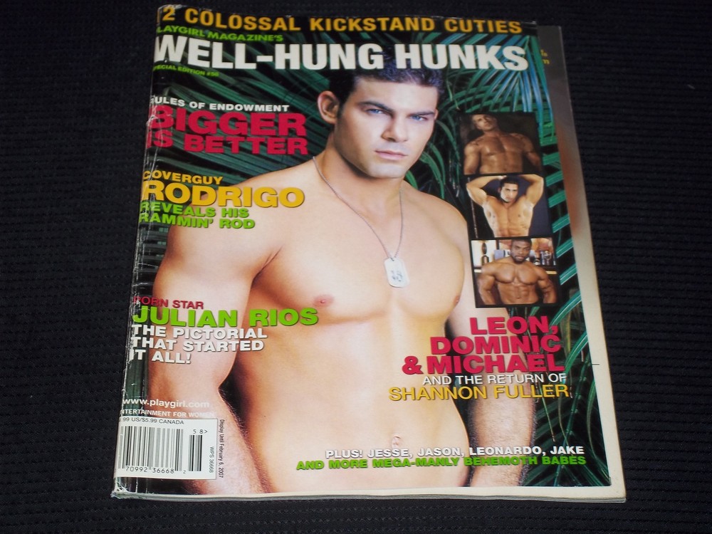 2007 PLAYGIRL WELL HUNG HUNKS #58 MAGAZINE NICE SPECIAL ISSUE - H 4267