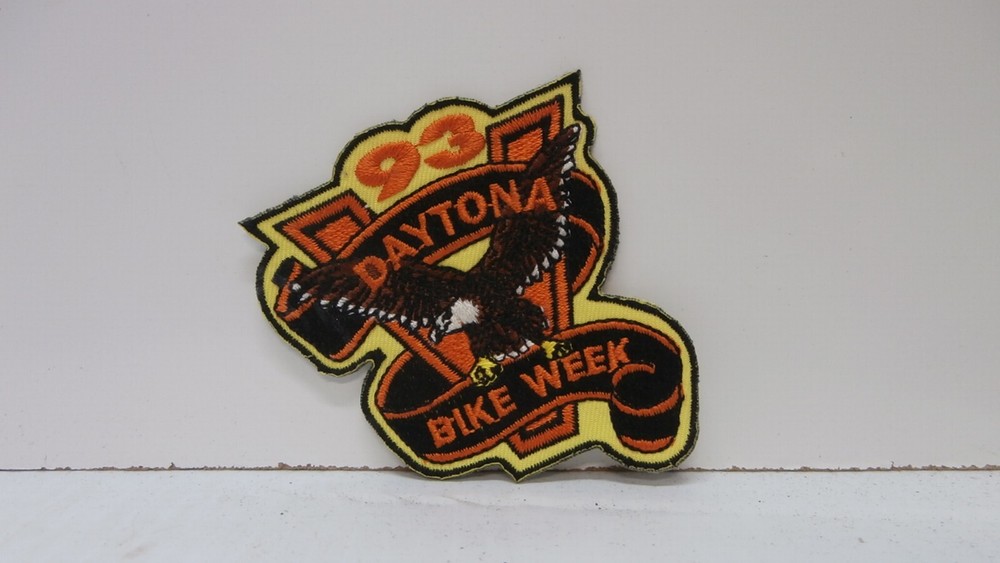 Daytona Bike Week 1993 Jacket Vest Patch Iron-On 3