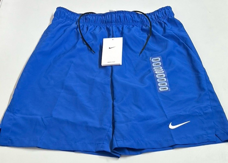 Nike Men's Team Dri-Fit Flex Woven No Pockets Shorts, Blue, Size S