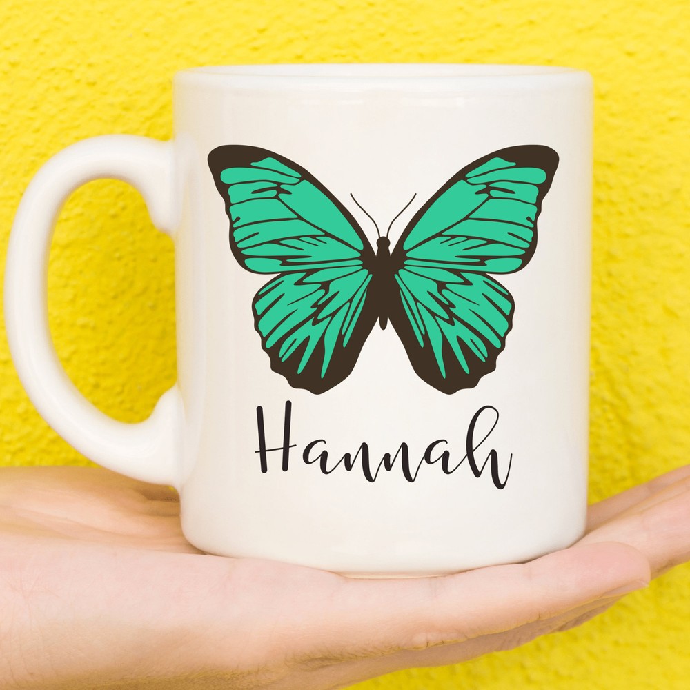 Butterfly Gift Butterfly Mug Butterfly Lovers Personalised Mugs Custom Mug