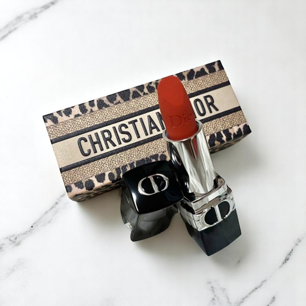 Christian Dior Rouge Dior Balm 445 Petal Matte Lip Balm Hydrating Color