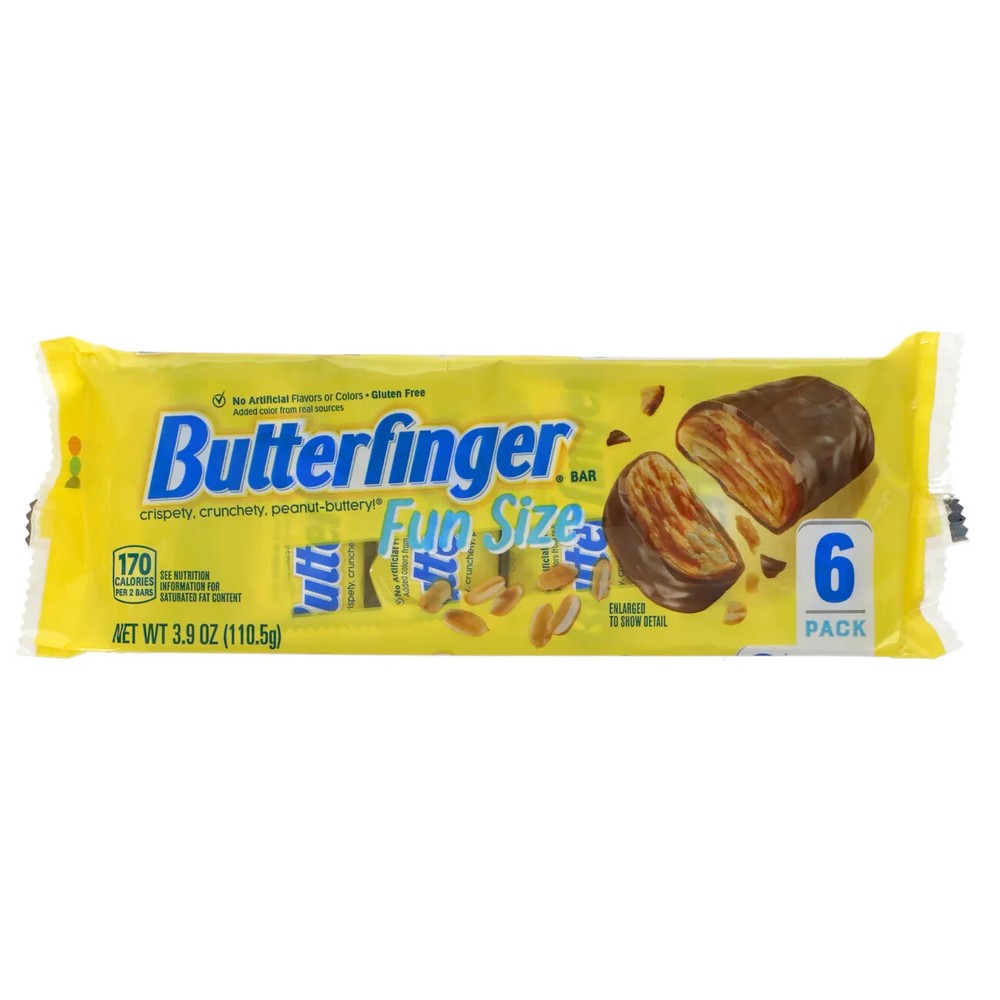 3 PACKS Of   Nestle Butterfinger Candy Bars, 6-ct. Packs