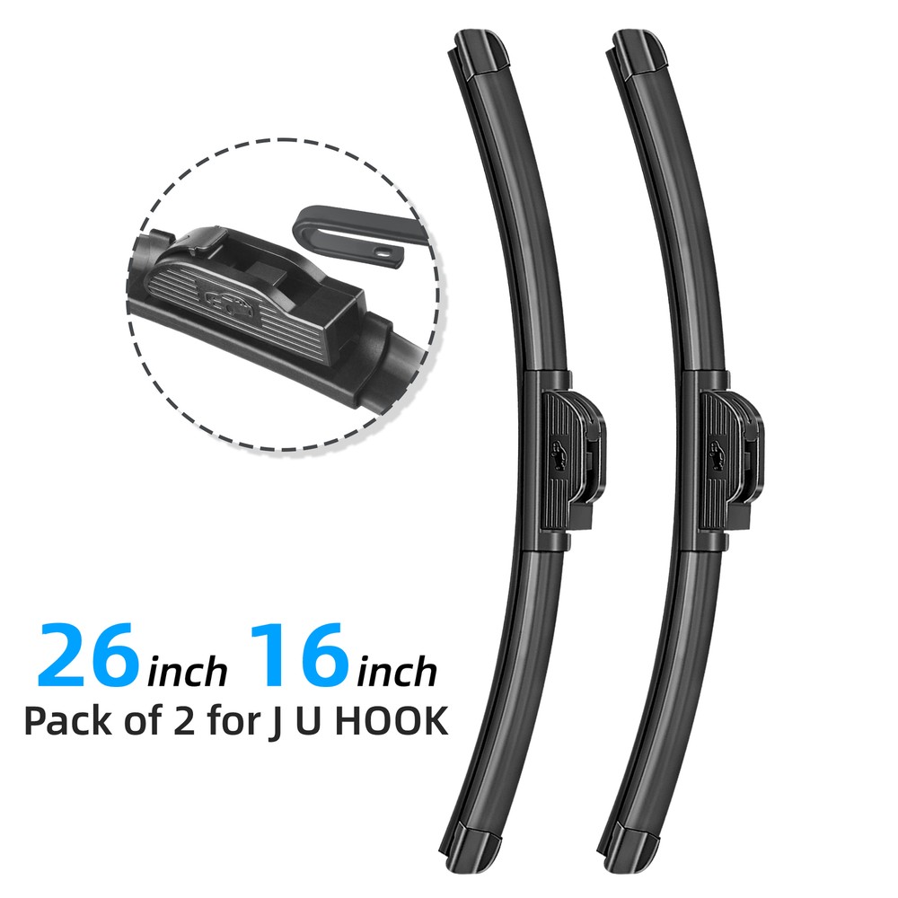 Xkorr 26+16 Inch Wiper Blades for Kia Sorento 2016-2023, 2-Pack