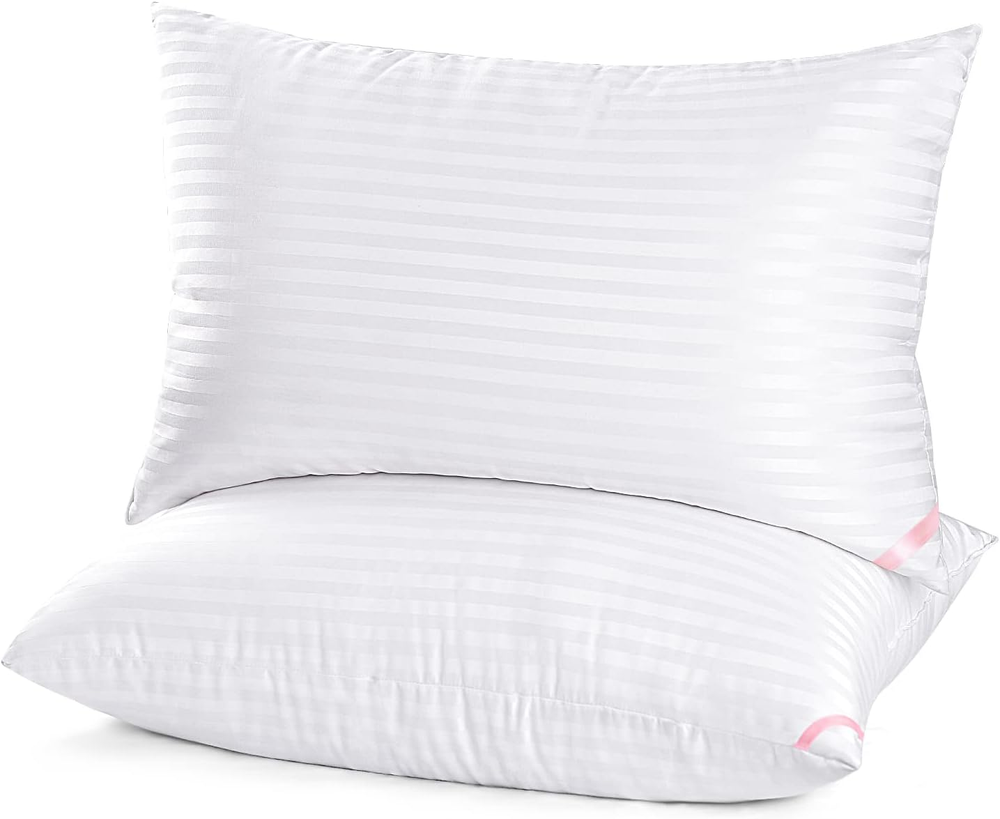 Hotel Collection Bed Pillows for Sleeping 2 Pack Queen Size Pillows,20 X 30 Inch