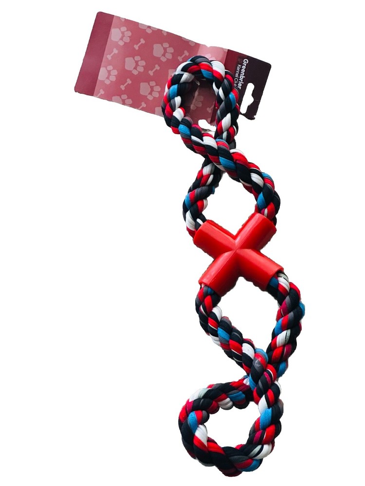 Greenbriar Kennel Club Dog Rope Toy Multicolored Interactive Heavy Duty