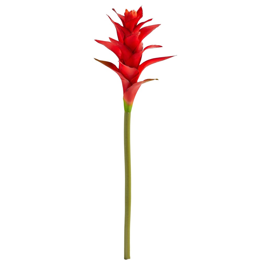 23-inch Star Bromeliad Fake Flower Set of 6 for Home Decor