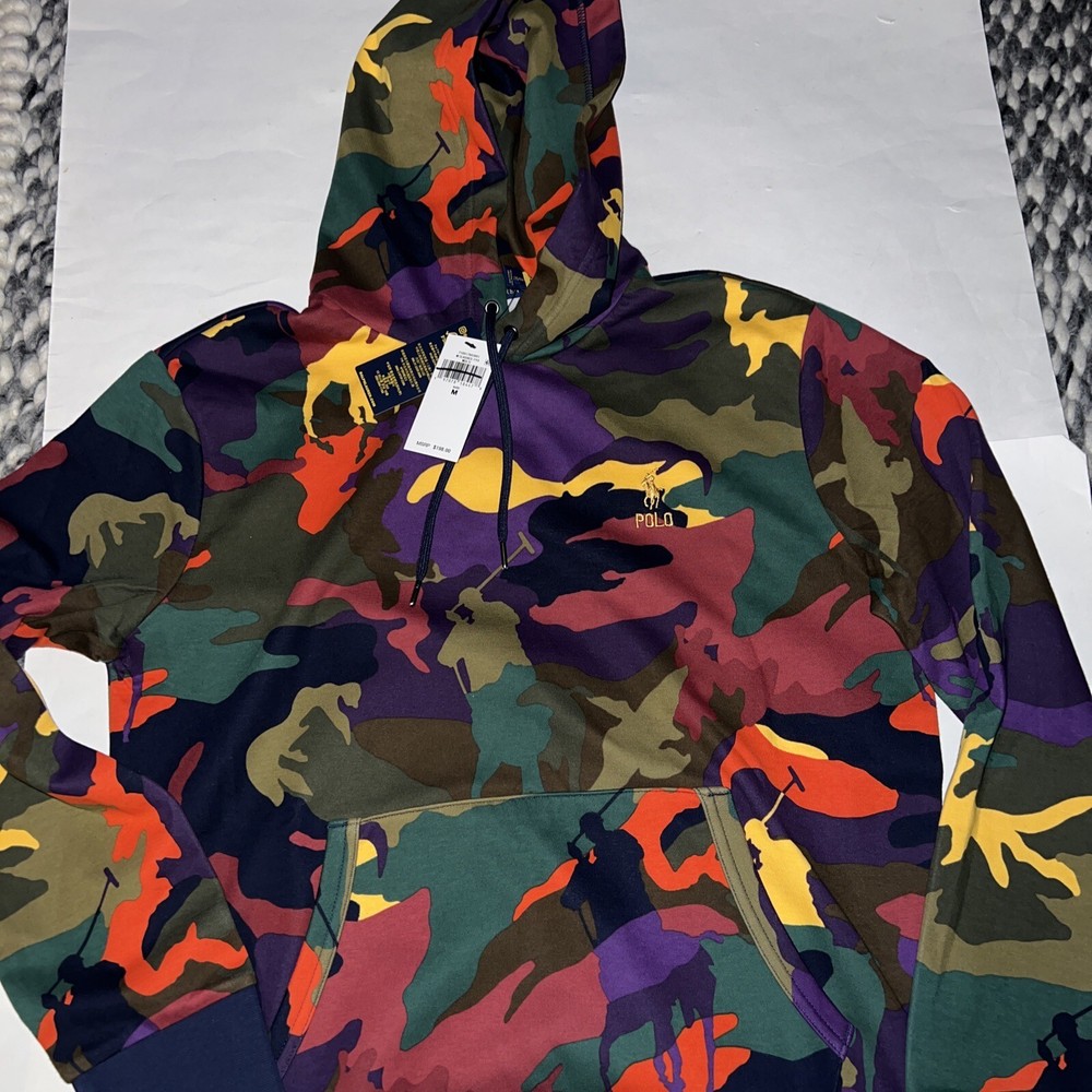 NWT Polo Ralph Lauren Polo Pony Camouflage Hoodie Men’s Sz XXL MSRP $198