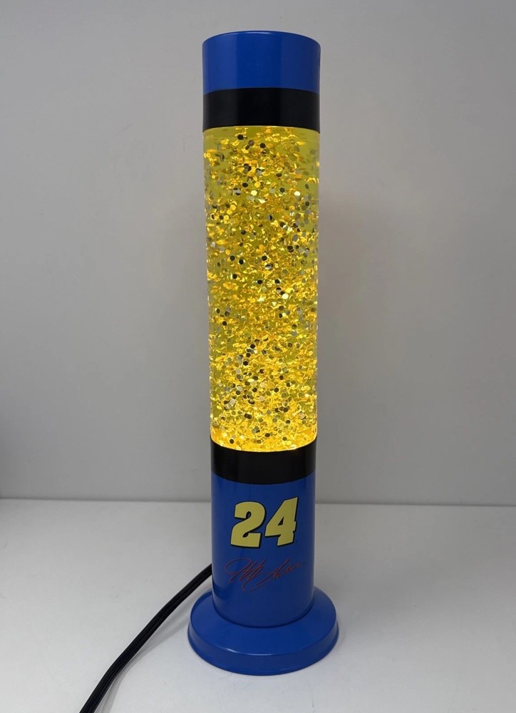 Vintage Jeff Gordon Glitter Lava Lamp 15”  2004 #24 Nascar