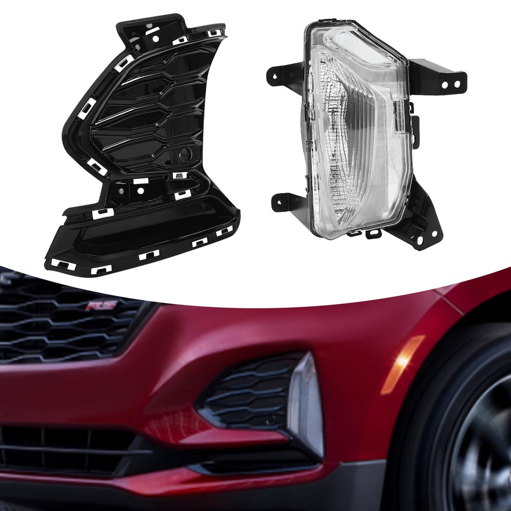 For 2022-24 Chevrolet Equinox LT/RS/Premier Left Front Fog Light & Foglamp Cover