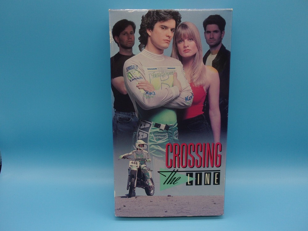 CROSSING THE LINE ( VHS 1990 RCA ) ORIGINAL VERY HARD TO FIND COLLECTIBLE VIDEO