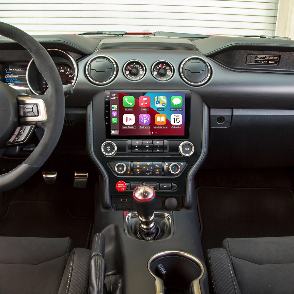 APPLE CARPLAY FOR FORD MUSTANG 2015-2021 ANDROID 13 CAR STEREO RADIO GPS 2+32GB