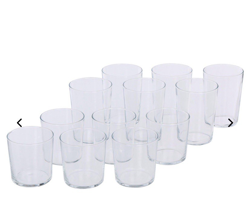Martha Stewart 12 Piece Glassware Set NEW IN BOX