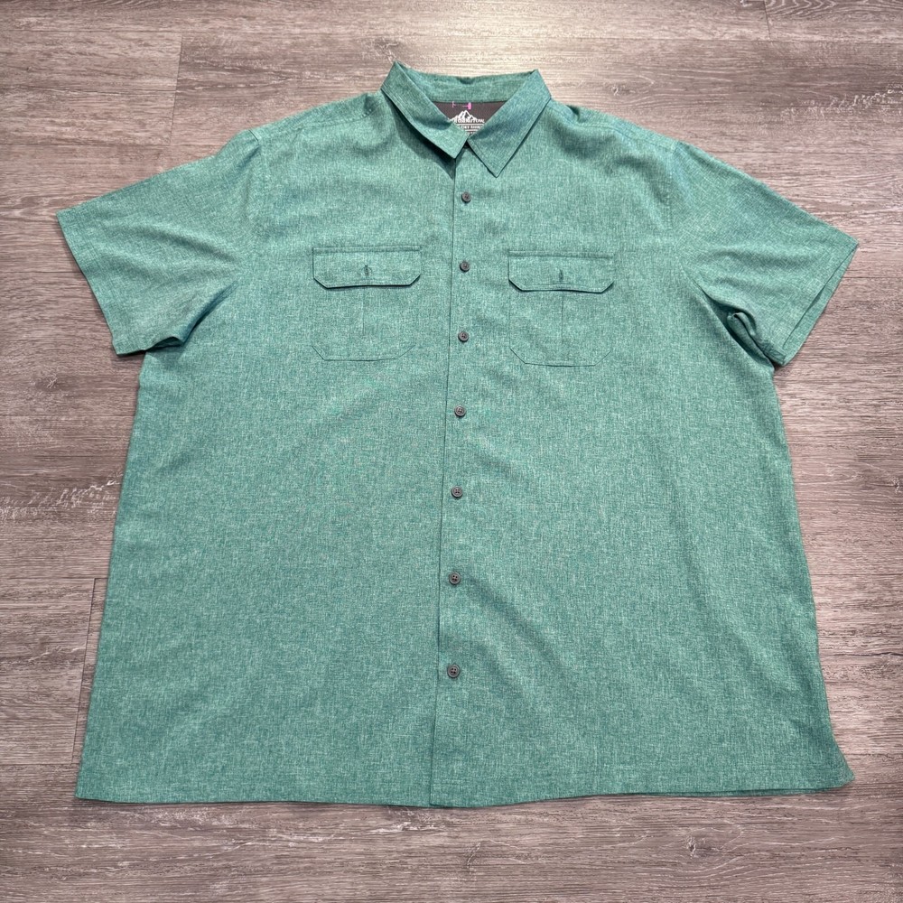 Croft & Barrow Men’s 2XL Quick-Dry Vented Fishing Performance Shirt