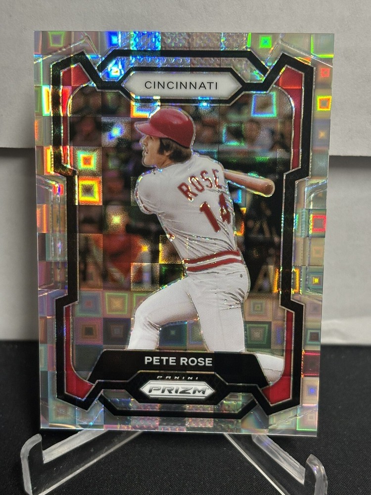 2024 Panini Prizm Pete Rose Premium Set Pandora Prizm /199 SP #236 Reds