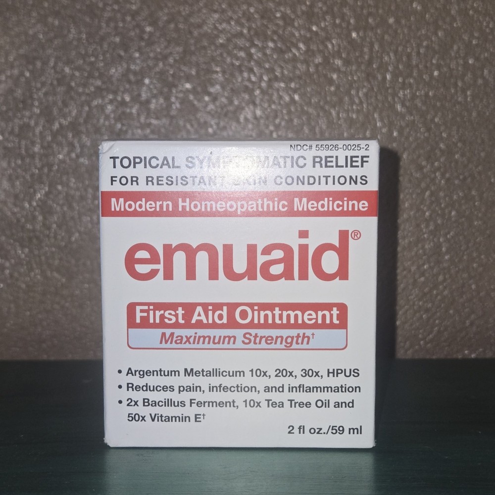 Emuaid First Aid Ointment Maximum Strength - 2 oz Exp 02/2026 +
