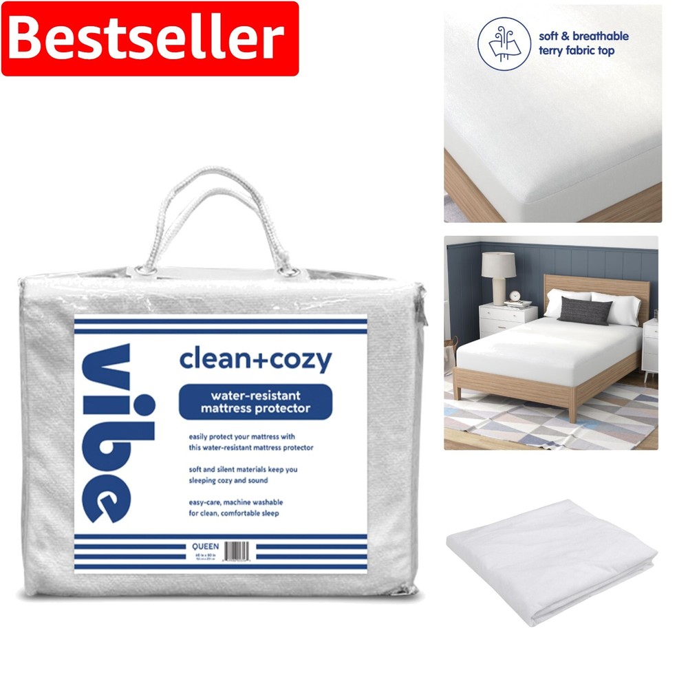 Vibe King  Washable Mattress Protector - Superior Waterproof Protection