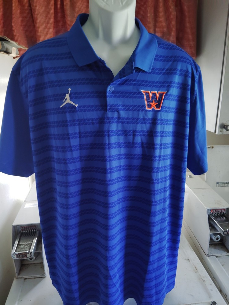 Nike Air Jordan Mens Polo Golf Shirt Blue XL