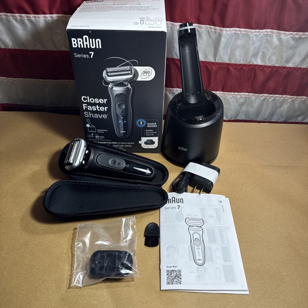 Braun Series 7 7171cc Electric Shaver w/ Case Charger - OPEN BOX
