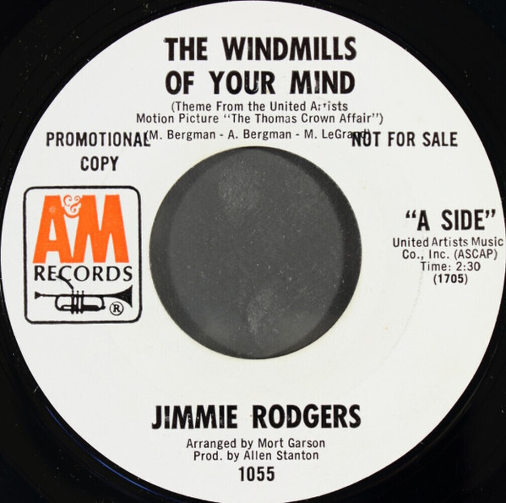 Jimmie Rodgers (2) - The Windmills Of Your Mind (7