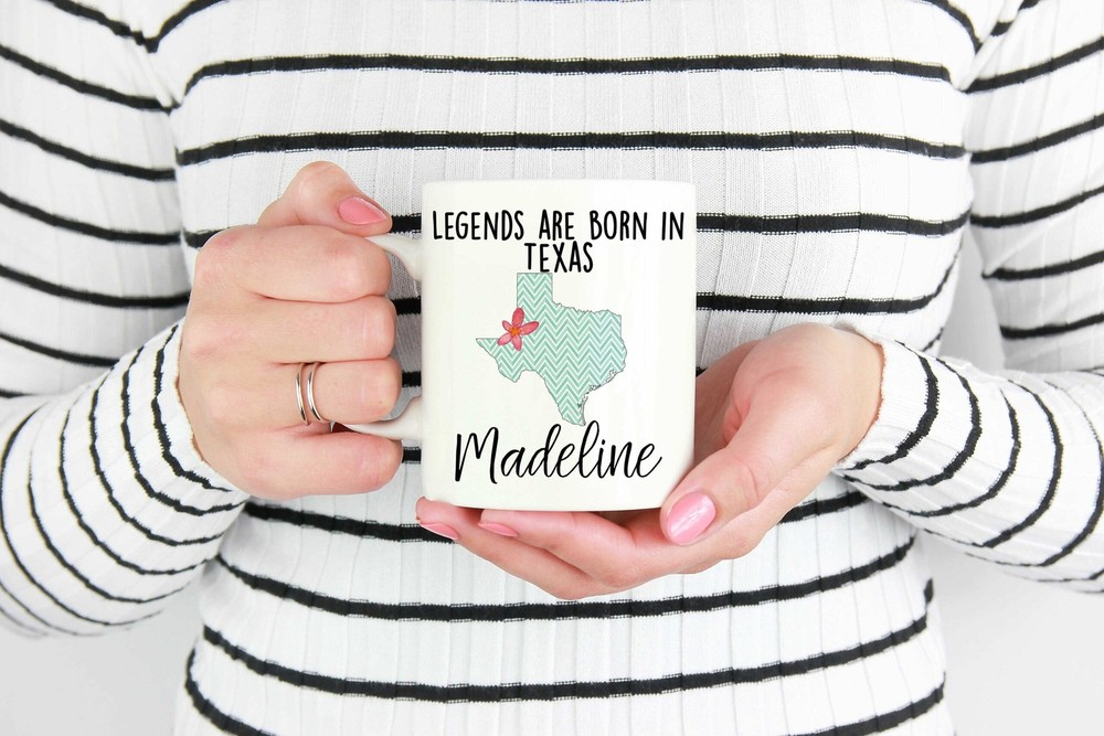 Custom Home State Mug Custom Texas Mug Personalized Texas Mugs Custom State Mug