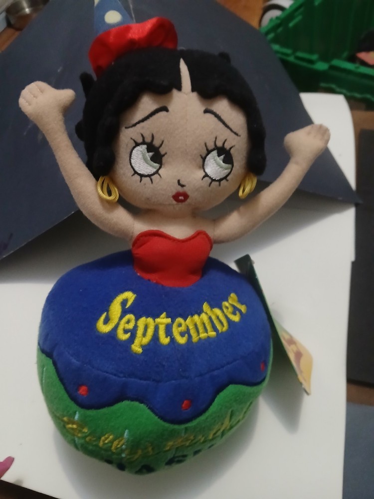 Betty Boop 2007 Birthday Cake Collectible Figurine September Edition