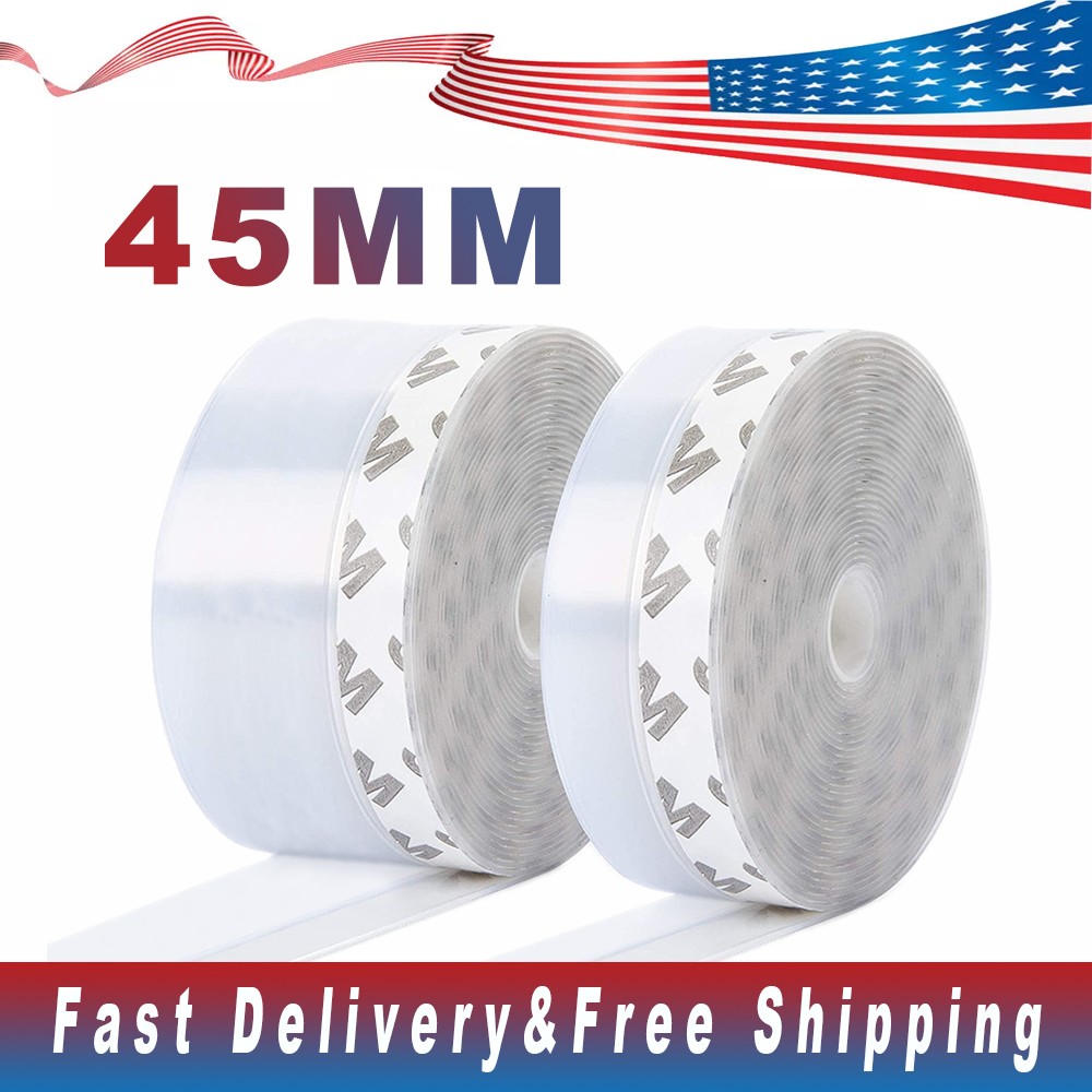 16FT Door Seal Strip Weather Stripping Self Adhesive Bottom Sweep Stopper Rubber