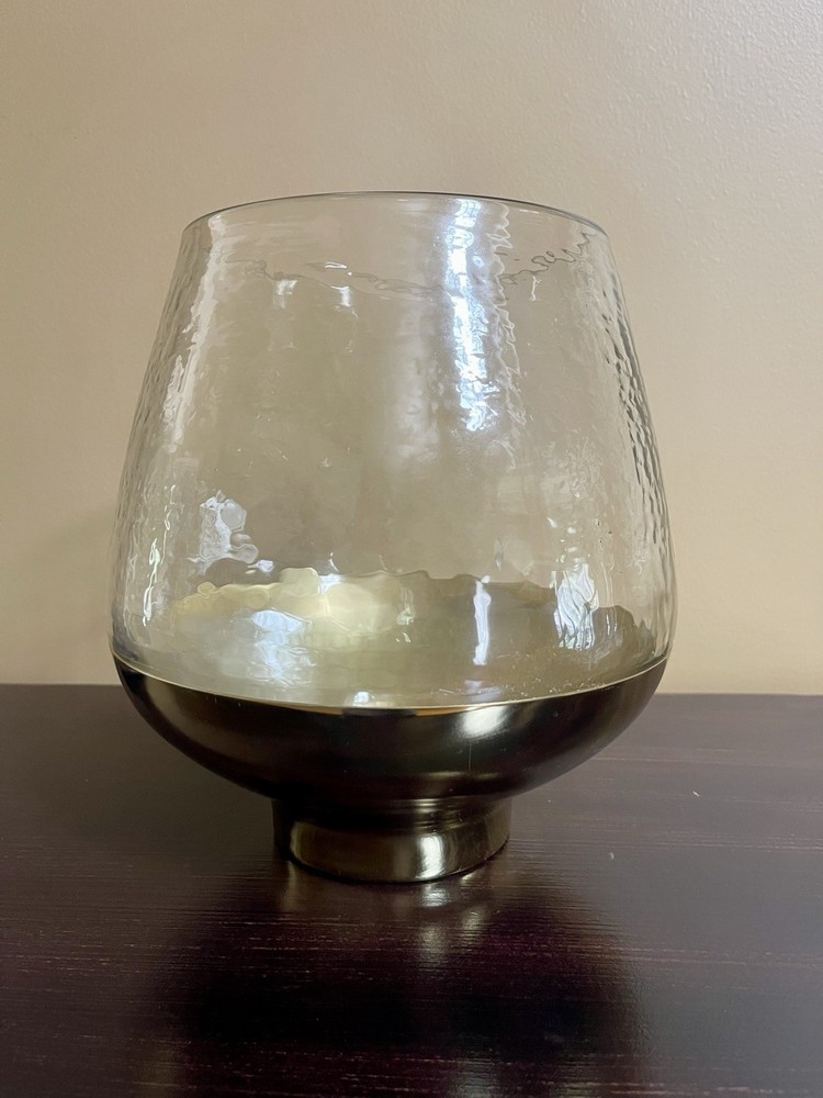 Zodax Benevento 9-Inch Hurricane Vase and Candle Holder  