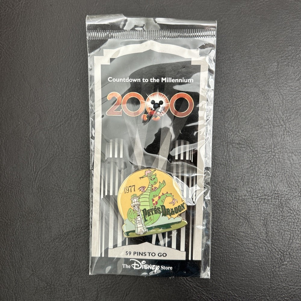 Disney Pete’s Dragon 1977 Millennium Countdown Pin #60 New In Package