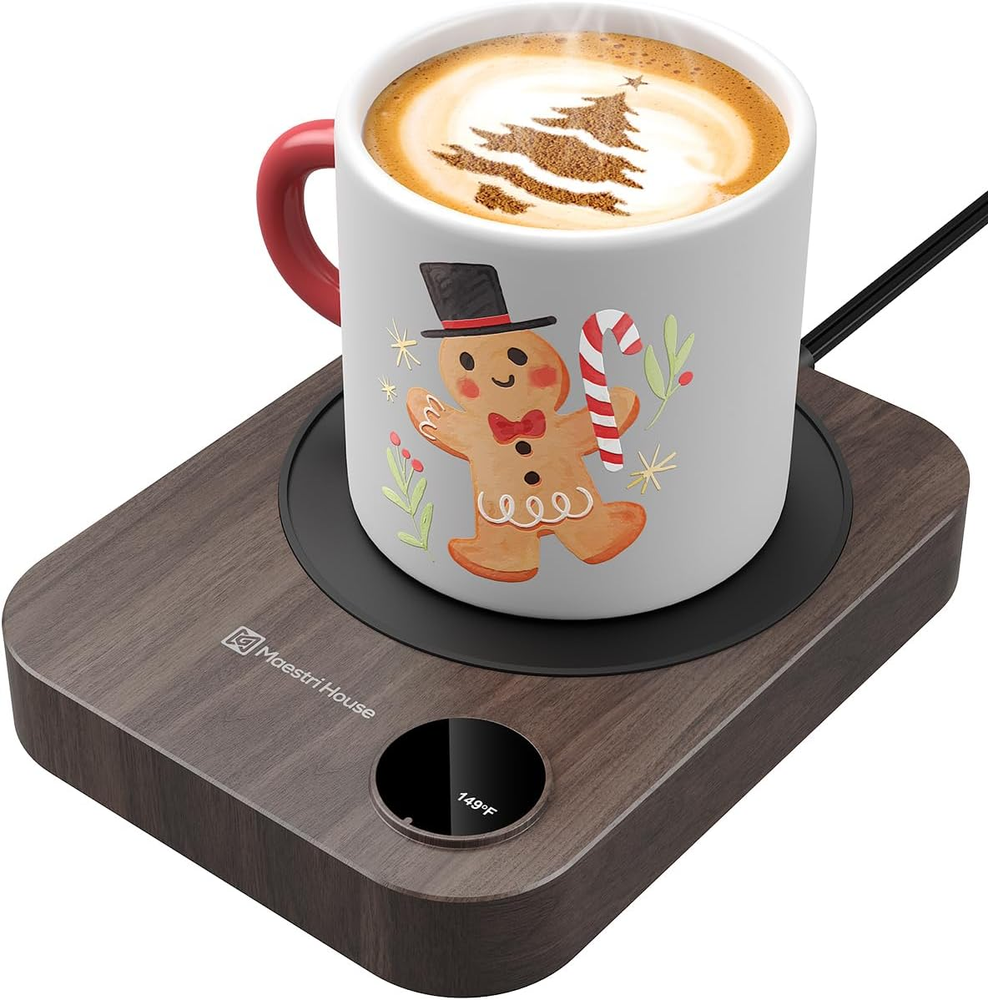 Mug Warmer Coffee Electric Coffee Warmer Desk 3-Temp Setting Auto Shut off Cocoa