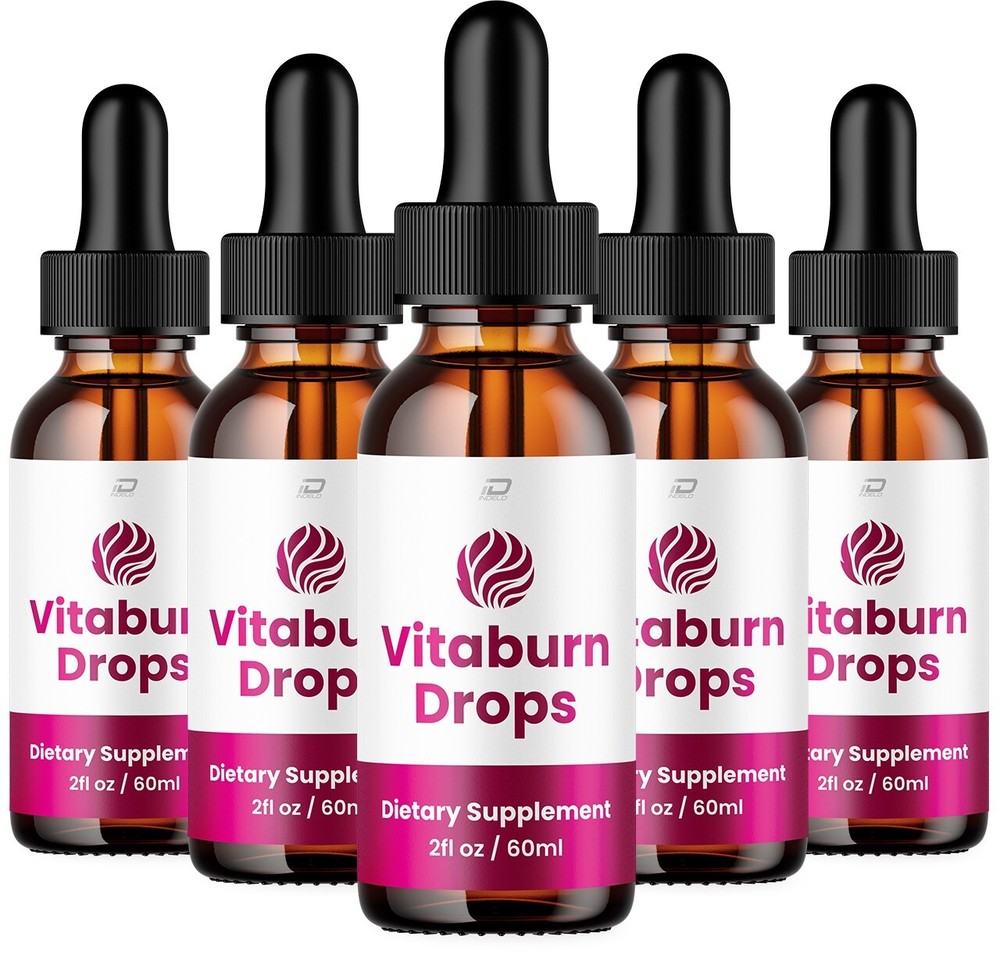 (5 Pack) Vitaburn Drops – VitaburnDrops Extra Strength All Natural Healthy
