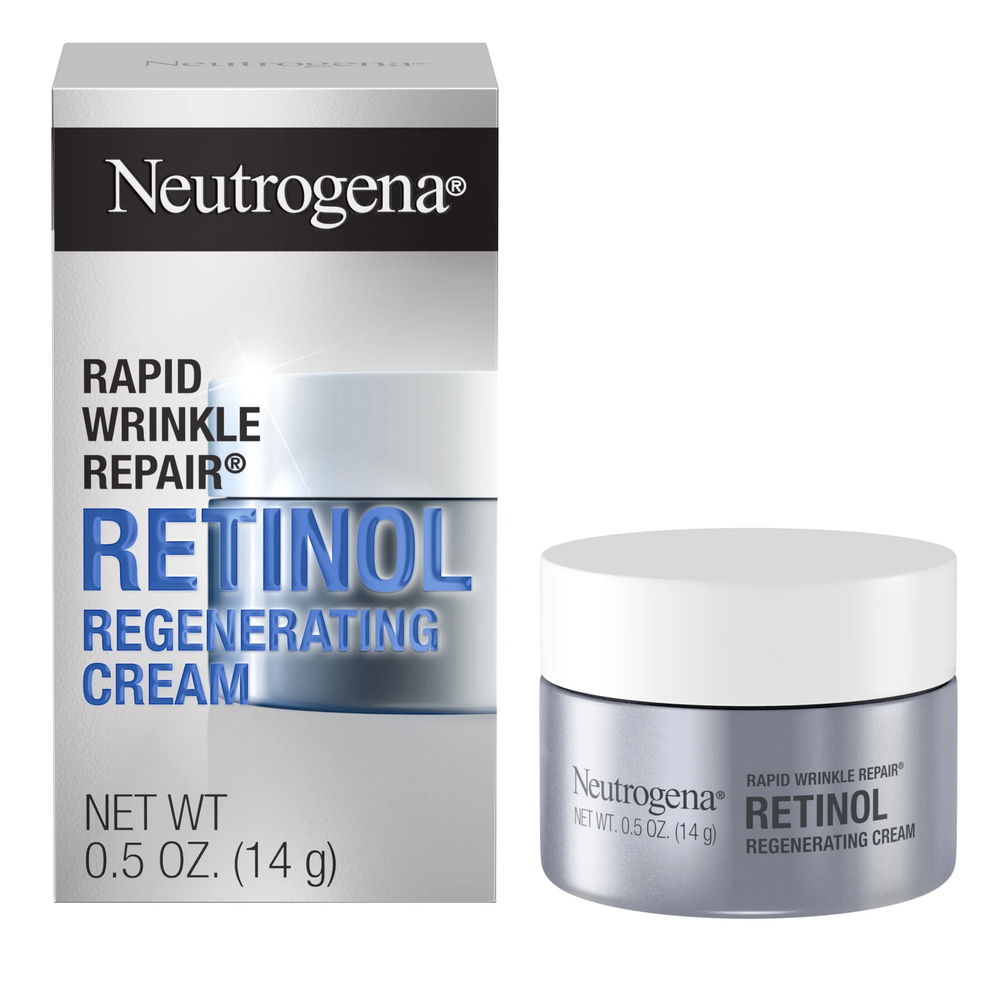 Neutrogena Rapid Wrinkle Repair Retinol Cream with Hyaluronic Acid 0.5 oz