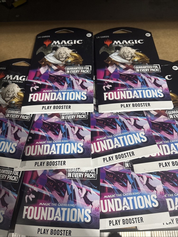 MTG Foundations Play Boosters NEW- LOT OF 17 Play Booster Packs! FACTORY SEALED
