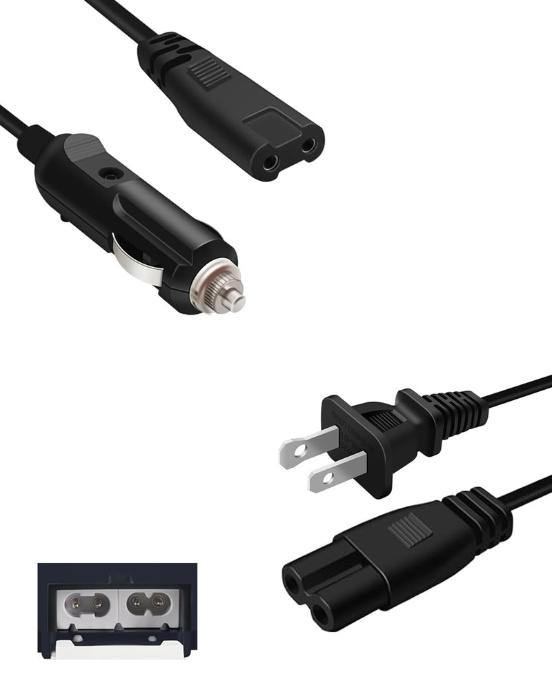 Electric Lunch Box Power Cord, 12V/24V/110V Heated Lunch Box Power Cable 32-i...