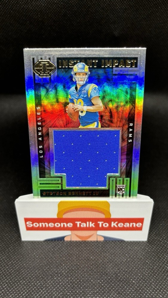 2023 Panini Illusions Stetson Bennett RC MEM Instant Impact #II-SBT