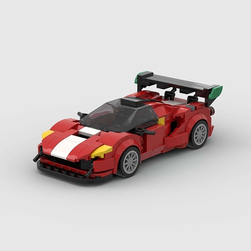 LEGO MOC Ferrari 488 GT3 Speed Champions Style – Fast Delivery Great Gift Idea