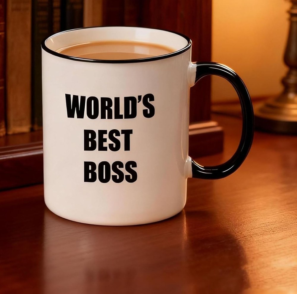 World's Best Boss Coffee Mug,Unique Bosses Day Christmas Thank boss Gift Idea...