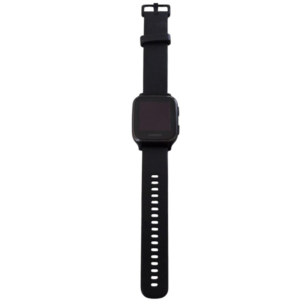 Garmin SQ Music Black Fitness Tracker with Charging Cable