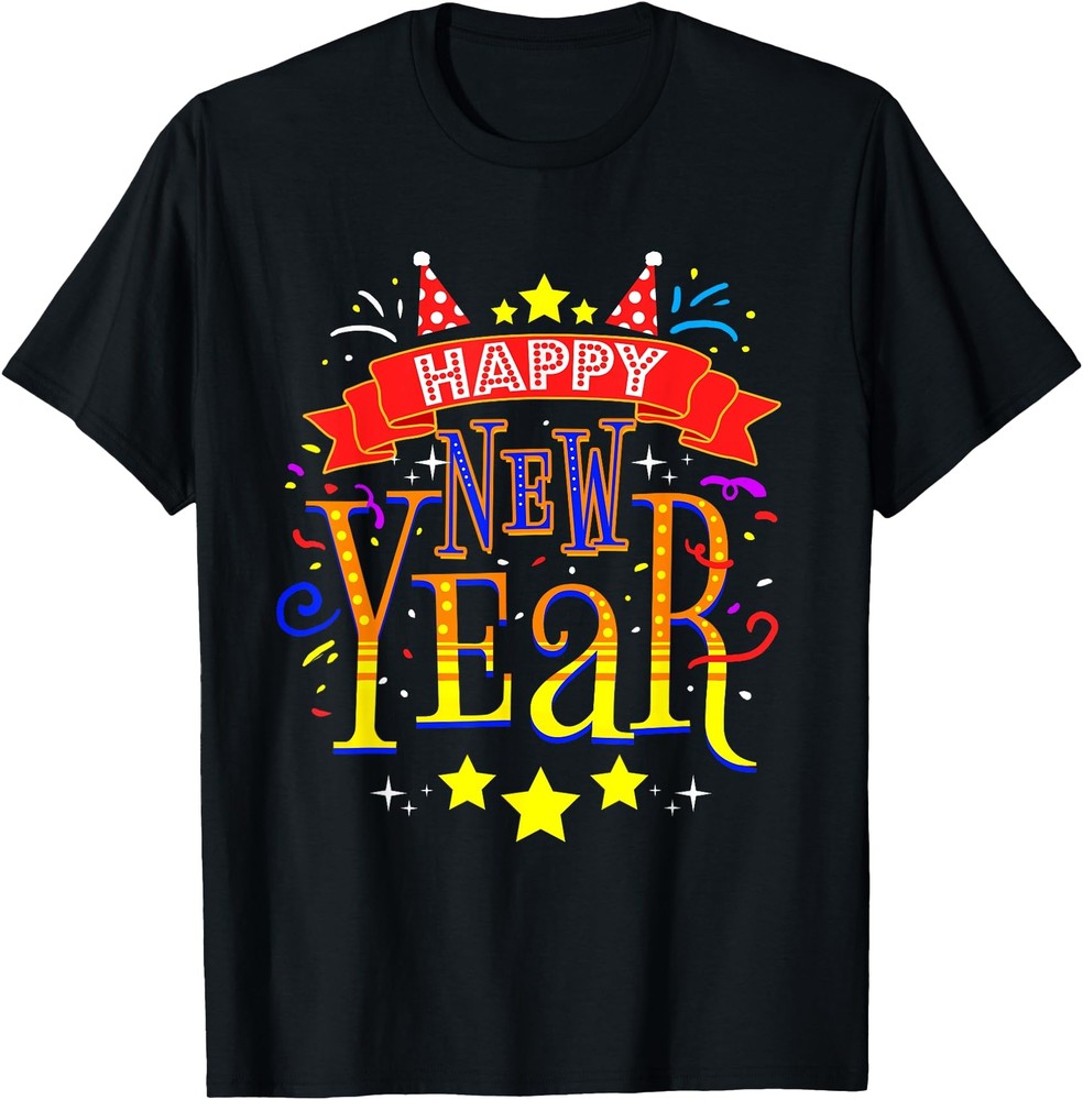 Happy New Year New Years Eve 2024 T Shirt Men-image