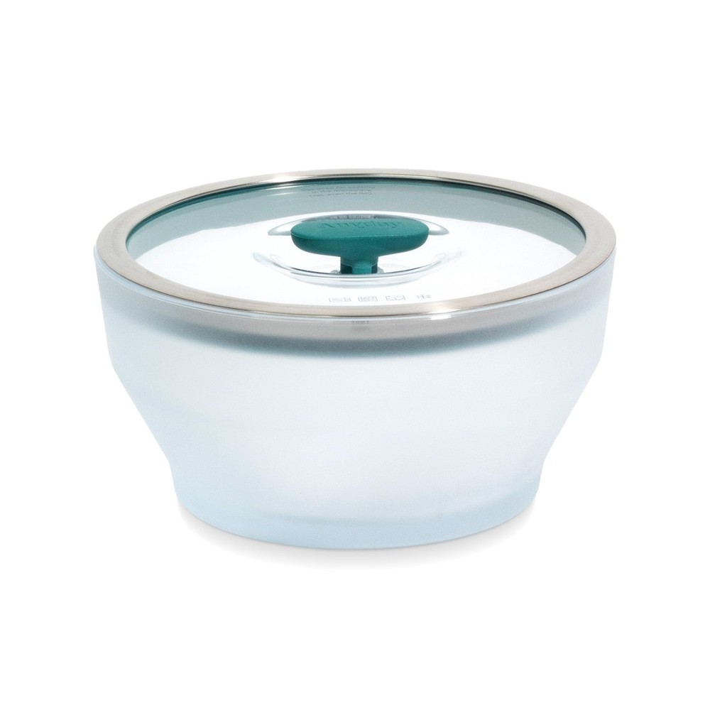 Plastic-Free Microwave Cookware Set – 2 Deep Glass Storage Containers