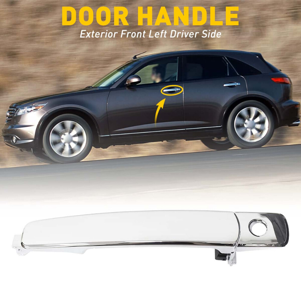 Front Left Door Handle Front Driver Side 80645-CA000 for 2010-2013 Nissan Rogue