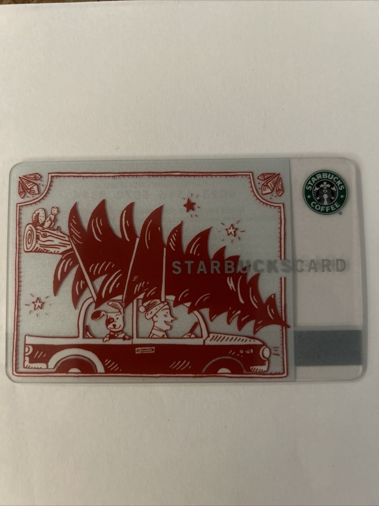 Starbucks Gift Card US 2005 Christmas Tree On Car, 6023 - Preowned-image