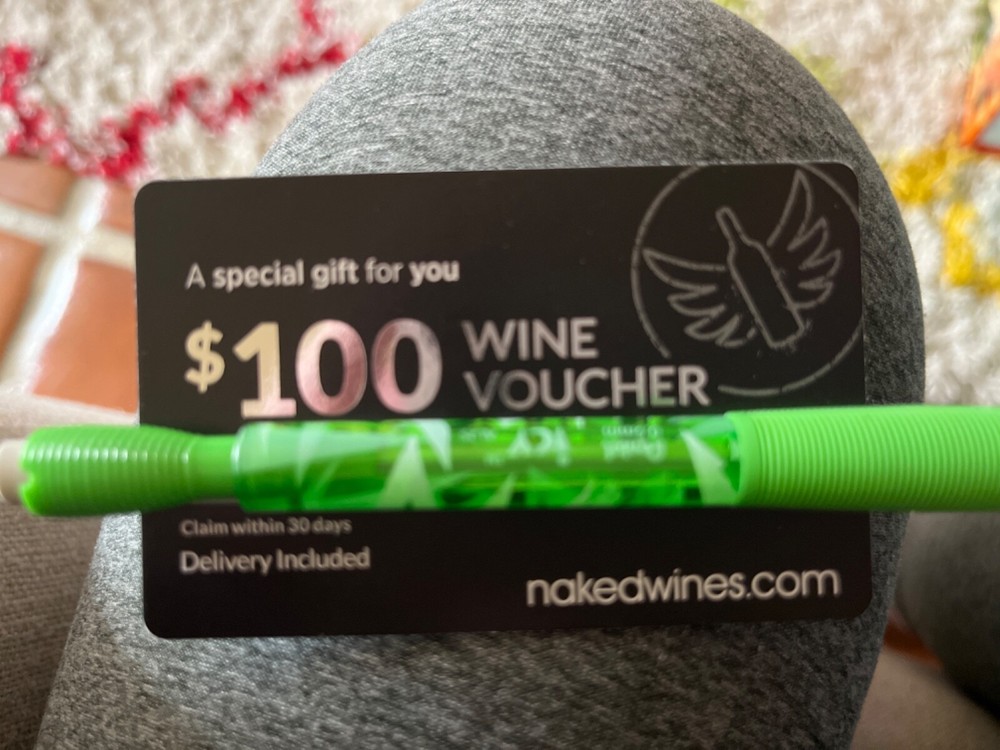 $100 nakedwines.com Wine Voucher Gift Card Delivery Included. DM for “details”-image