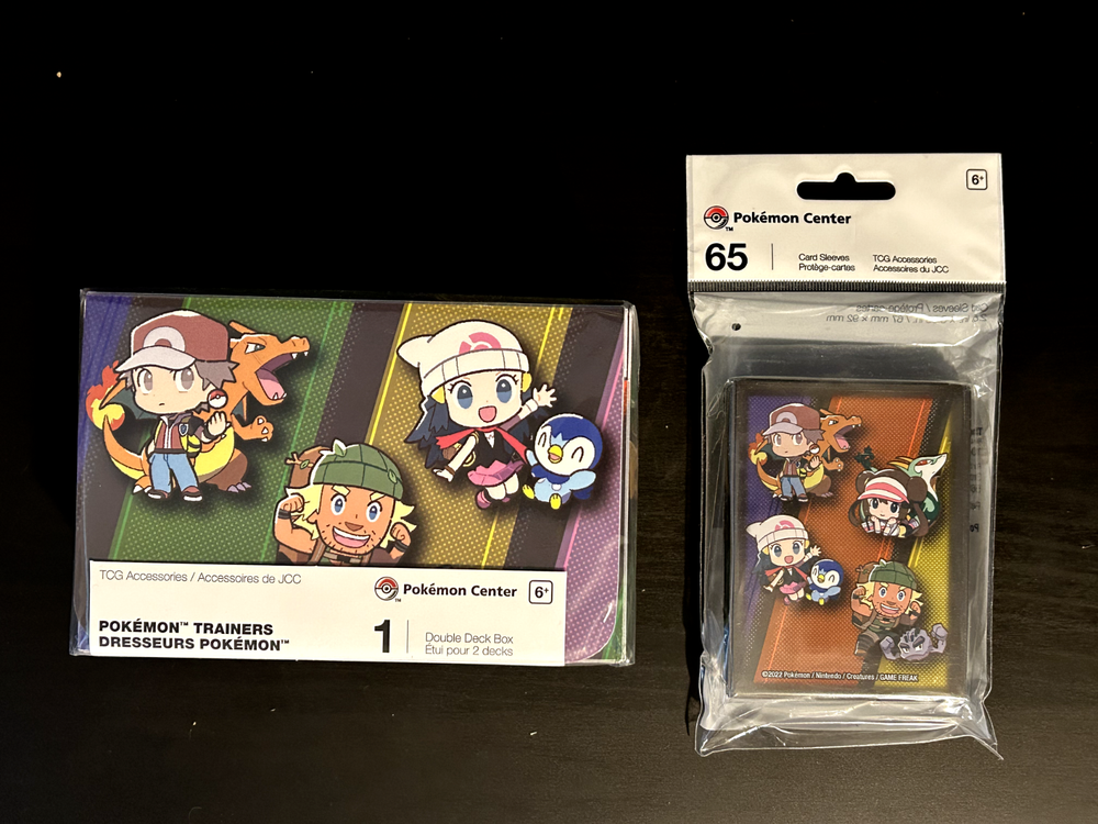 NEW Pokémon TCG: Pokémon Trainers Double Deck Box & Card Sleeves!