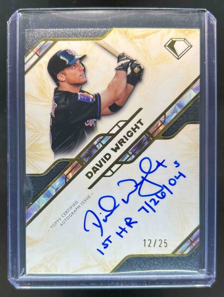 2025 Topps Diamond Icons - Iconic Chrome Autographs David Wright #ACC-DW /25 (AU)