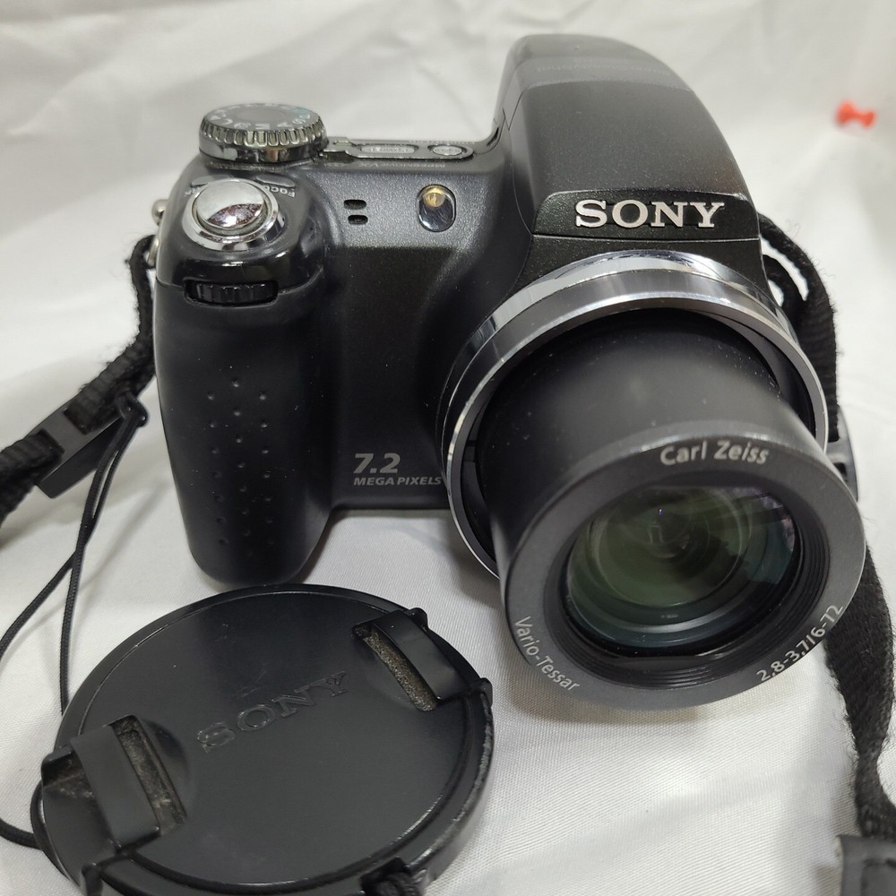 Sony Cybershot DSC-H5 7MP Digital Camera 12x Optical Zoom *TESTED*
