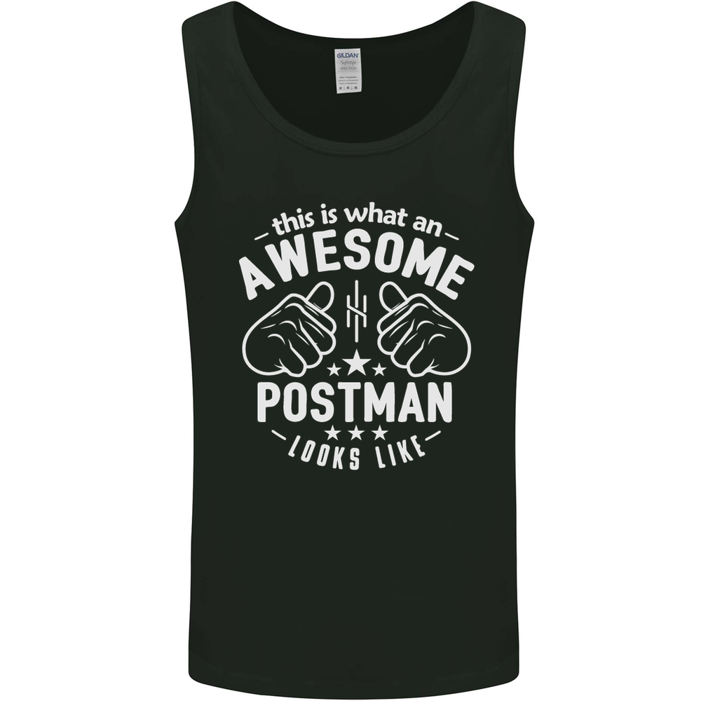 This Is What an Awesome Postman Looks Like Mens Vest Tank Top