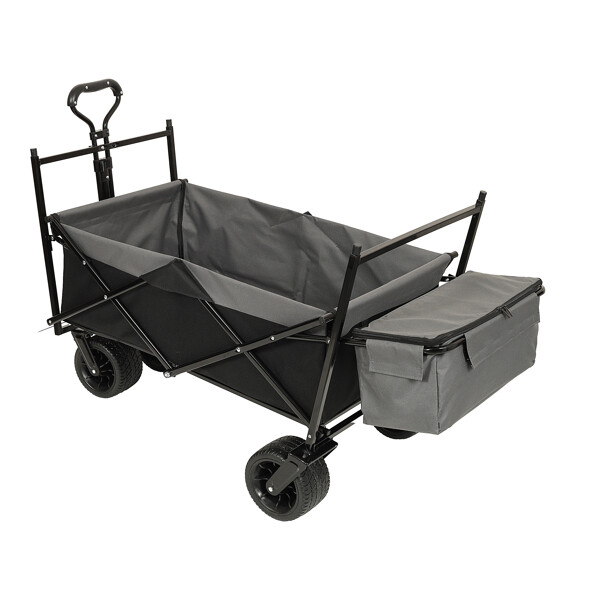 480Lbs Capacity Collapsible All-Terrain Wagon Stroller with Canopy and 7